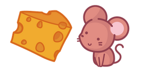 Cute Mouse and Cheese Cursor
