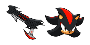 Sonic Shadow the Hedgehog and Rifle Curseur