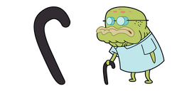 SpongeBob Old Man Walker Cursor