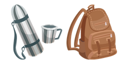 Thermos and Backpack cursor
