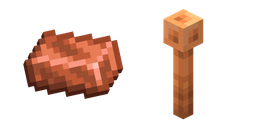 Minecraft Lightning Rod and Copper Ingot Cursor