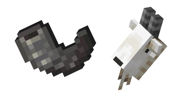 Minecraft Goat and Goat Horn Cursor