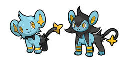 Pokemon Shinx and Luxio Curseur