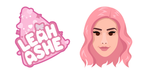 Leah Ashe and Logo Cursor