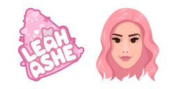 Leah Ashe and Logo cursor