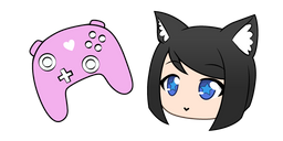 Gacha Life Moe and Cute Controller Cursor