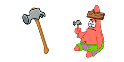 SpongeBob Patrick Nailing Board Meme Cursor