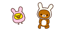 Rilakkuma and Kiiroitori Curseur