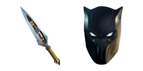 Fortnite Black Panther and Vibranium Daggers cursor