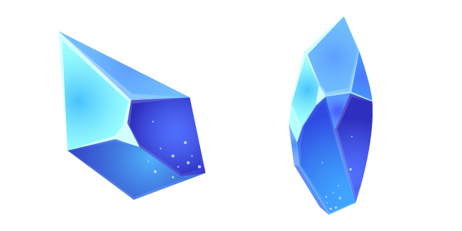 Blue Quartz Crystal Cursor