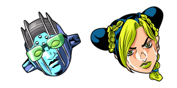 JoJo's Bizarre Adventure Jolyne Cujoh and Stone Free Curseur