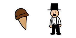 Fancy Pants Adventures Mayor and Ice Cream Cursor