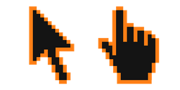 Pumpkin Pixel Cursor