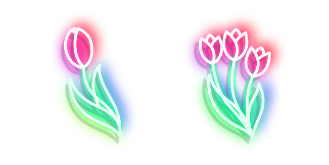 Neon Tulip Cursor