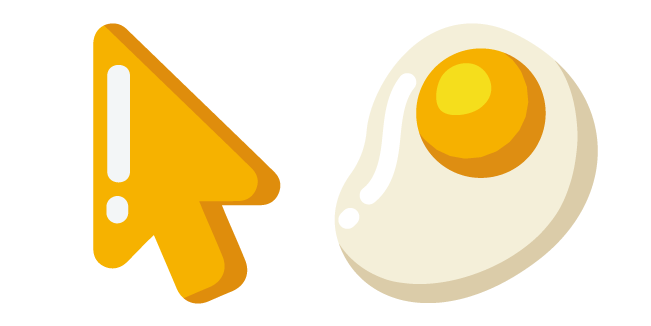 Minimal Fried Egg Cursor