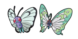 Pokemon Butterfree and Gigantamax Butterfree Cursor