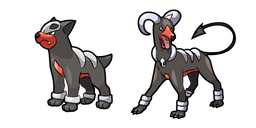 Pokemon Houndour and Houndoom Curseur