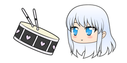 Gacha Life Kinen and Drum Set Cursor