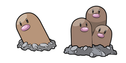 Pokemon Diglett and Dugtrio Cursor