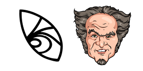 A Series of Unfortunate Events Count Olaf and Tattoo Curseur
