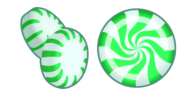 Green Peppermint Candy Cursor