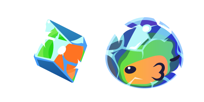 Slime Rancher Mosaic Slime and Plort Cursor