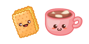 Cute Sandwich Cookie and Cocoa Curseur