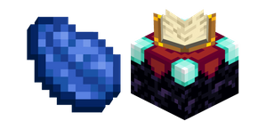 Minecraft Enchanting Table and Lapis Lazuli Curseur