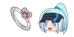 Gacha Life Charlotte and Love Ring Curseur