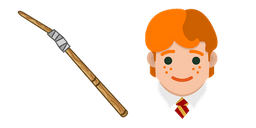 Harry Potter Ron Weasley Wand Curseur