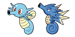 Pokemon Horsea and Seadra Curseur