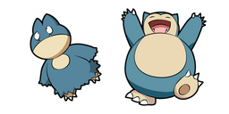 Pokemon Munchlax and Snorlax Cursor