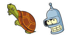 Futurama Bender and Turtle Curseur