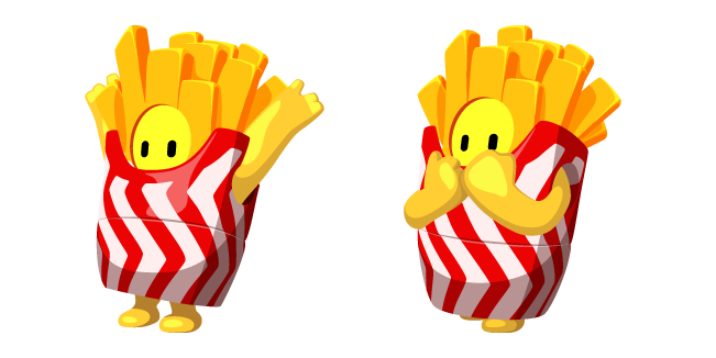 Fall Guys French Fries Costume курсор