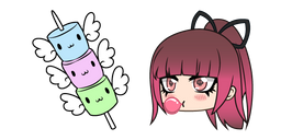 Gacha Life Sweetgum and Marshmallow Dango Cursor