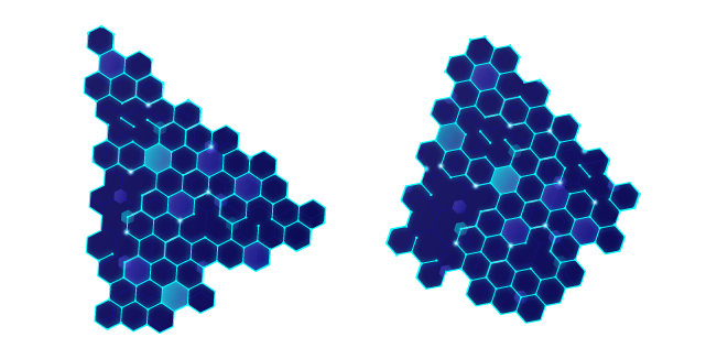 Hexagonal Modern Technology Cursor