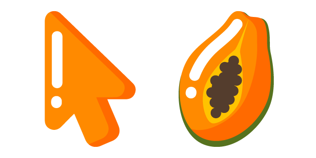 Minimal Papaya Cursor