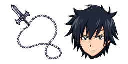 Fairy Tail Gray Fullbuster and Necklace Curseur