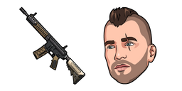 Call of Duty Soap and M4A1 Cursor