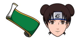 Naruto Tenten and Scroll Cursor