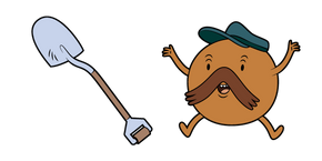 Adventure Time Starchy and Shovel cursor