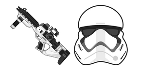 Star Wars Stormtrooper G-11F Blaster Rifle Cursor