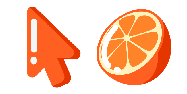 Minimal Orange Cursor