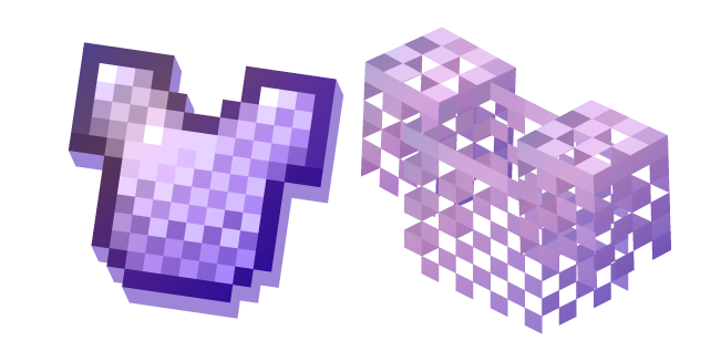 Minecraft Enchanted and Chainmail Armor Cursor