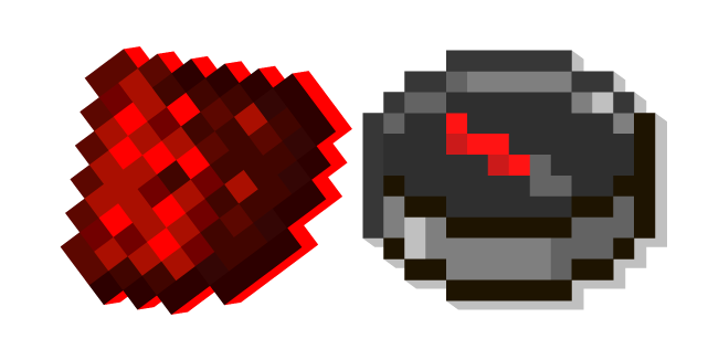 Minecraft Redstone Dust and Compass Cursor