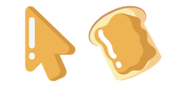 Minimal Peanut Butter Sandwich Cursor