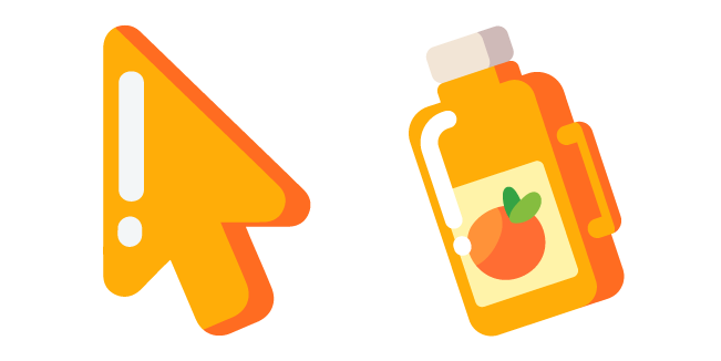 Minimal Orange Juice Cursor