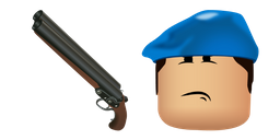 Roblox Arsenal Beret Skin and DB Shotgun Cursor