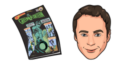 The Big Bang Theory Sheldon Cooper and Comic cursor