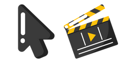 Minimal Clapperboard Curseur